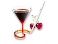 Kreatives Cocktailglas Party Bar Dekor 110ml Trinkglas Spiral Mit Strohhalm Glas 13,90€* - Villingen-Schwenningen