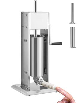 Edelstahl Wurstfüller – 5L Wurstmaschine/Wurstspritze Set3452 - Wuppertal