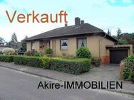 Bungalow mit Vollkeller, Wintergarten und massive Garage - Hitzacker (Elbe)