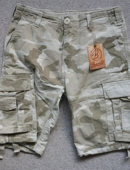 Brandit Vintage Cargo Shorts Sand Storm Camouflage beige M - Niddatal
