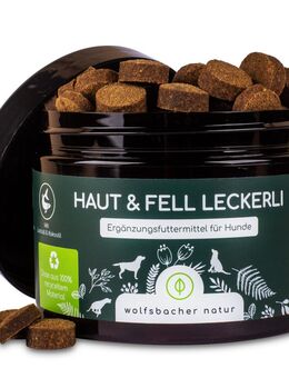 Wolfsbacher Natur Leckerli Haut & Fell - 300 g