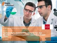 Technische*r Assistent*in (m/w/d) für den Bereich Transmissionselektronenmikroskopie (TEM) - Mainz