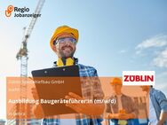 Ausbildung Baugeräteführer:in (m/w/d) - Bebra