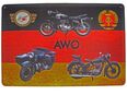 Tolles Blechschild Simson AWO DDR Motorrad Biker 20x30 cm in 80331