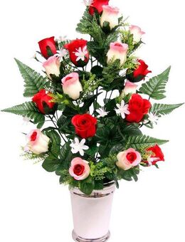 Kunstpflanze Rosen Rosen, I.GE.A., Höhe 65 cm