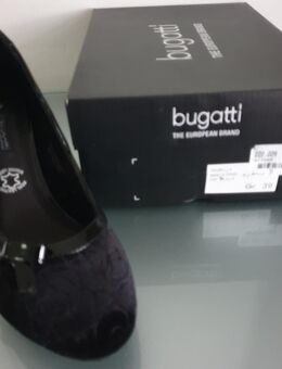 Neu & OVP! Hochwertige Bugatti Damen Leder Schuhe Pumps Gr. 39 schwarz TOP! - München