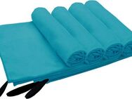 my home Reisehandtuch Xavi, 4 x 40x60cm ideal als Sporthandtuch, Reisehandtuch, Microfaser (Set, 4-St), als Serie und Set, sehr leicht, kompakt, schnelltrocknend, Mikrofaser