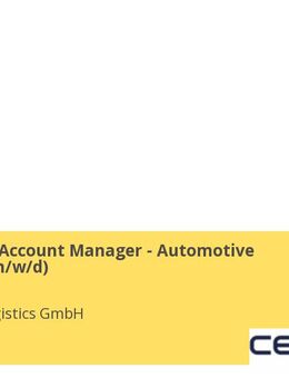 Global Key Account Manager - Automotive Logistics (m/w/d) - Berlin Mitte