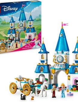 LEGO® Cinderellas Schloss und Pferdekutsche (43275), LEGO Disney Princess Konstruktionsspielsteine, (596 St), Made in Europe