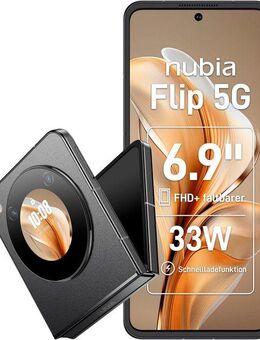 Nubia nubia Flip 5G Smartphone (17,52 cm/6,9 Zoll, 256 GB Speicherplatz, 50 MP Kamera)