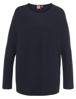 BOSS ORANGE Strickpullover Faland Premium Damenmode mit Rundhalsausschnitt