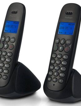 Profoon PDX-320 - DECT-Telefon mit 2 Mobilteilen Schnurloses DECT-Telefon