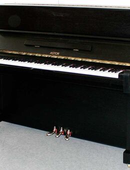 Klavier Astor 121 schwarz, Baujahr 1983, 5 Jahre Garantie - Egestorf