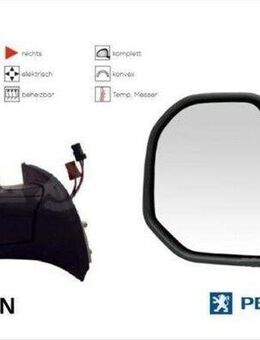 AUSSENSPIEGEL SPIEGEL RECHTS EL. PEUGEOT PARTNER TEPEE 8153TQ NEU - Dortmund Wickede