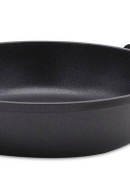 Krüger Bratpfanne Aluguss Pfanne tief LEIPZIG, Aluminiumguss (1-tlg), hochwertige Antihaft-Versiegelung, tiefe Ausführung
