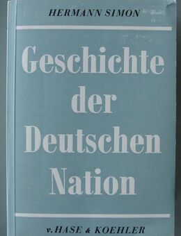 H. Simon: Geschichte der Deutschen Nation (1968) - Münster