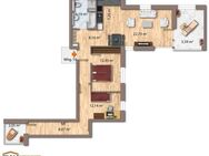 WE19: Schöne 3 Zimmer Wohnung mit Küche und Balkon - Bietigheim-Bissingen