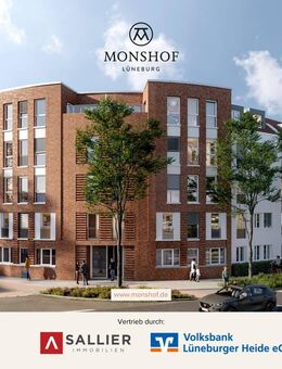 Komfortable 3-Zimmer-Wohnung mit Blick in den Innenhof - Lüneburg