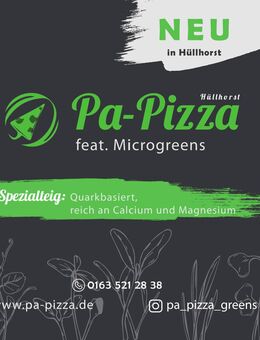 Pa-Pizza Gesunde Pizza Lieferservice NEU in Hüllhorst und Oberbauerschaft - Hüllhorst