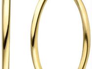 JOBO Paar Creolen, Edelstahl goldfarben beschichtet 30 mm