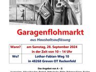 Haushaltsauflösung - Flohmarkt am 28.09.2024 von 10-14 Uhr in Greven Reckenfeld - Greven (Nordrhein-Westfalen)