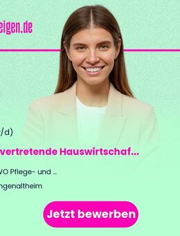 Stellvertretende Hauswirtschaftsleiter*in (m/w/d) - Langenaltheim
