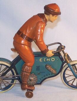 Original Lehmann 725 Motorradfahrer "Echo" 1930 - Norderstedt