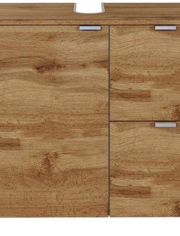 welltime Waschbeckenunterschrank Bauska 70 cm breit, mit 2 Auszügen
