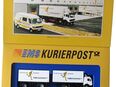Deutsche Post - EMS Kurierpost - Set mit 3 Fahrzeugen & 1 Figur - von Herpa in 04838
