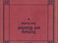 Büchlein von Dr. W. Nöldeke AUS MEINEM LEBEN - DICHTUNG UND WAHRHEIT VON GOETHE - Zeuthen