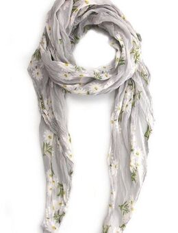 COLLEZIONE ALESSANDRO Modeschal Provence, (1-St), mit Margeriten mit Seidenanteil