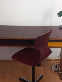 Original 50er Jahre schulschreibtisch mit stuhl - Köln