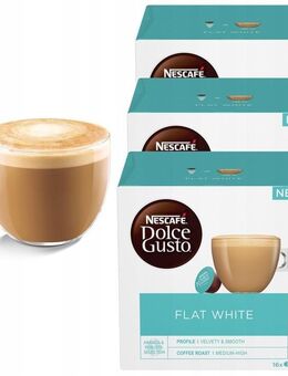 3x Dolce Gusto Flat White Kaffee 48 Kapseln 3x16 Stück - Wuppertal