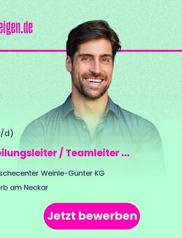 Abteilungsleiter / Teamleiter - Obst und Gemüse (m/w/d) - Horb (Neckar)