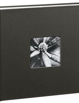 Hama Fotoalbum Jumbo Fotoalbum 30 x 30 cm, 100 Seiten, Album, Schwarz