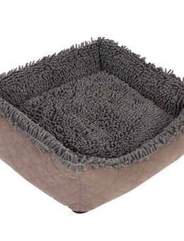TIAKI Hundebett Chenille - L 65 x B 60 x H 18 cm