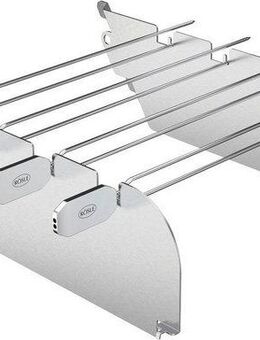 RÖSLE Grill-Windschutz VIDERO, 25398 (2-St), für Primezone, hochwertige Halterung für Grillspieße, Edelstahl