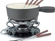 SWISSMAR Fondue Lugano, 2 l, Gusseisen, 9-teilig, inkl. 6 Fonduegabeln