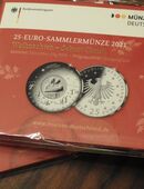 25 Euro 999 Feinsilber Silber Münze Christi Geburt Spiegelglanz OVP als Anhänger in 45219