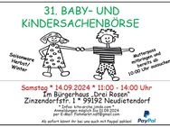 31. Kinder- und Babysachenbörse - Nesse-Apfelstädt