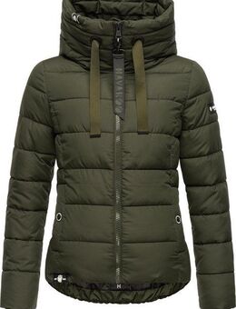 Navahoo Steppjacke Amayaa stylische Damen Winterjacke mit coolen Applikationen