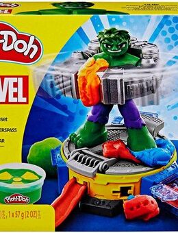 Hasbro Knetform-Set Play-Doh, Marvel Hulk Quetsch- & Schmetterspaß