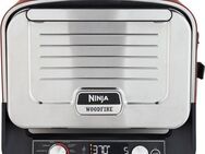 NINJA Multiofen OO101EU, Elektrischer Outdoor Pizzaofen und Smoker, 8-in-1: Pizza, Schmoren, Max Roast, Grillen, Backen/Rösten, Smoken, Dörren&Warmhalten