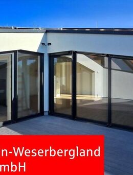 Wunderschöne Dachgeschosswohnung mit exklusiver Loggia und Wohnküche im Zentrum von Bad Münder - Bad Münder (Deister)