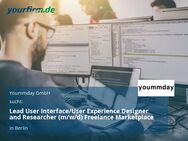 Lead User Interface/User Experience Designer and Researcher (m/w/d) Freelance Marketplace - Berlin