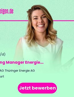 Pricing Manager Energie (m/w/d) - Erfurt