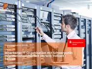 Mitarbeiter IT-Organisation mit Schwerpunkt Informationssicherheit (m/w/d) Vollzeit / Teilzeit - Haldensleben