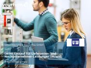 Leiter Einkauf für Lieferanten- und Nachunternehmer-Leistungen (m/w/d) - Blankenburg (Harz)