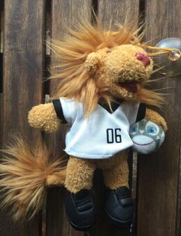 FIFA Fußball WM 2006 Deutschland Plüsch Figur Maskottchen Löwe Goleo - Fulda