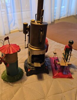 Verkaufe Dampfmaschine mit 2 Figuren - Trebsen (Mulde)